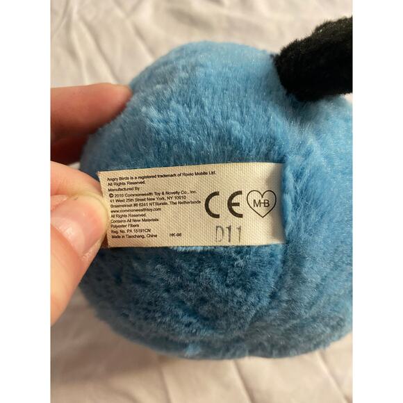 Angry Birds Blue Jay Plush Toy Rovio 2010 Commonwealth Stuffed Animal - Picture 4 of 4